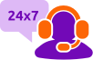 24x7 support