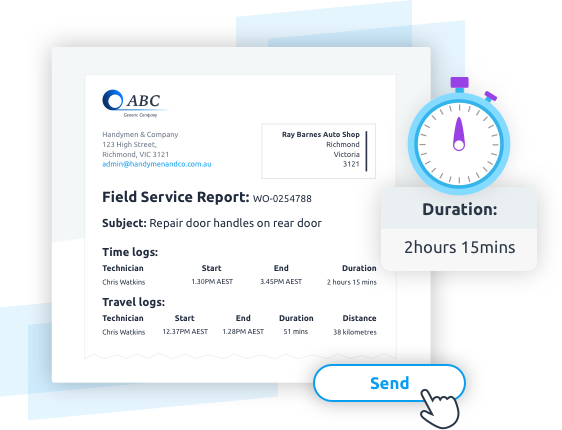 Job scheduling software reports