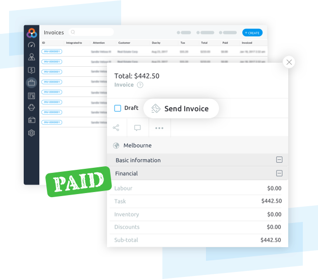 Invoicing software - Easily convert completed jobs into invoices